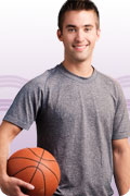 Athletic Performance Services : photo of fit adult male with basketball.