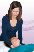 Physical Therapy Services : photo of physical therapist manipulating patient's shoulder.
